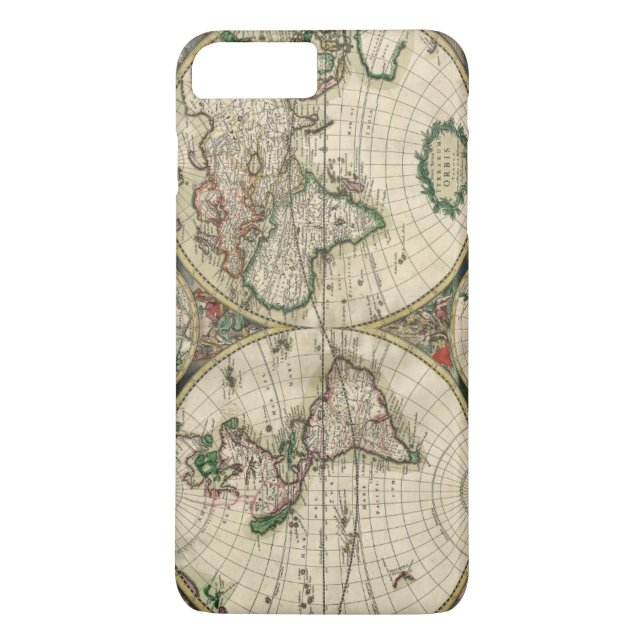 Terrarum Orbis Tabula Case-Mate iPhone Case (Back)
