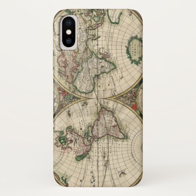 Terrarum Orbis Tabula Case-Mate iPhone Case (Back)