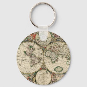 Terrarum Orbis Tabula Key Ring