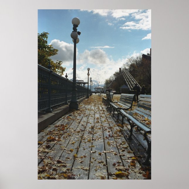 Terrasse Dufferin, Quebec, Canada Poster (Front)