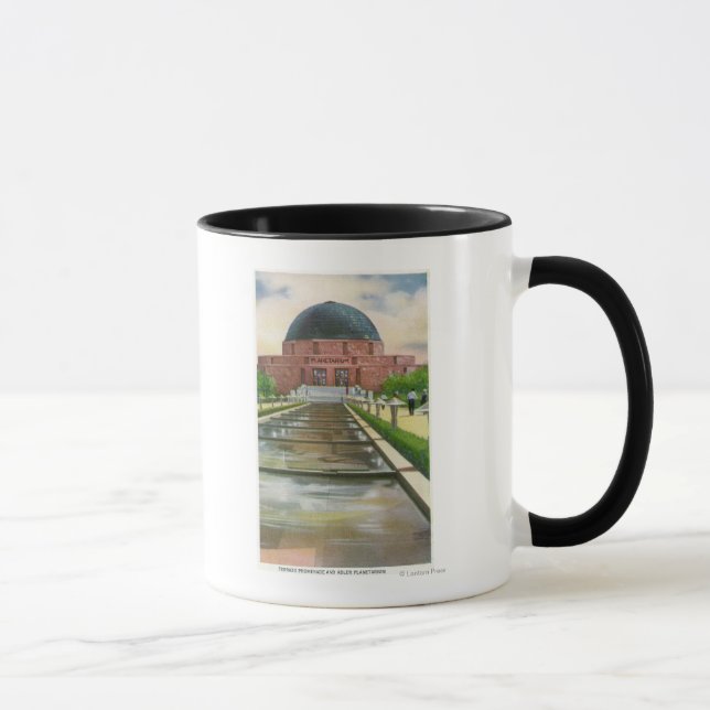 Terrazo Promenade View of Adler Planetarium Mug (Right)