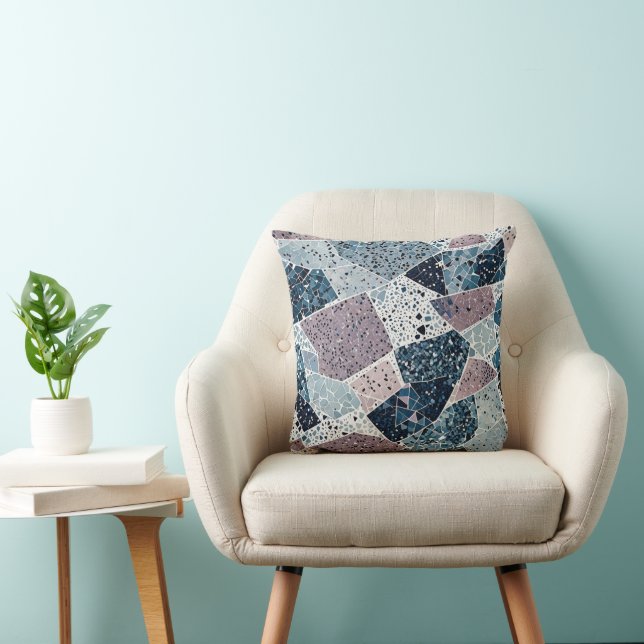 Terrazzo Abstract Design Cushion (Chair)