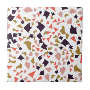 Terrazzo Abstract Pattern Ceramic Tile