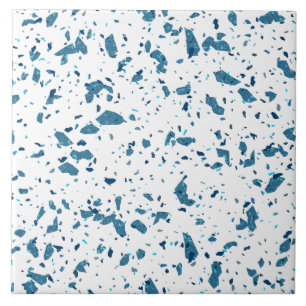 Terrazzo Abstract Pattern Ceramic Tile