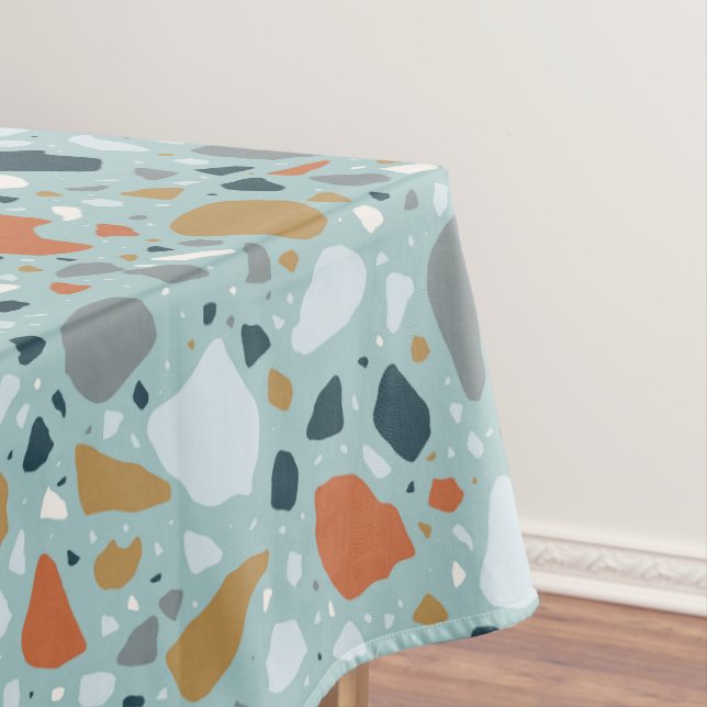 Terrazzo In Blue Tablecloth (In Situ)