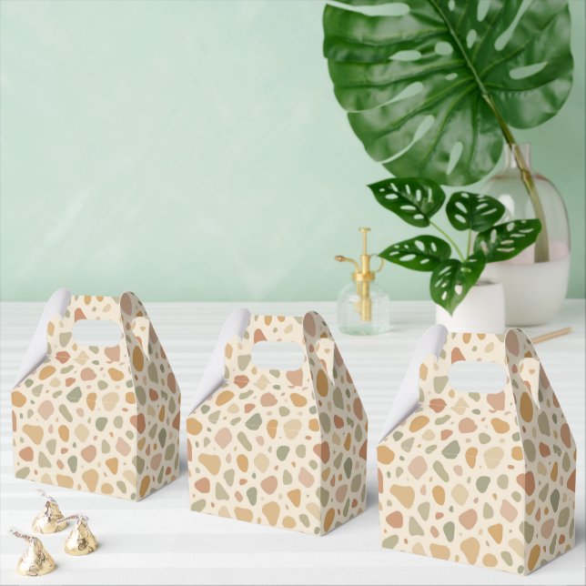 Terrazzo Inspired Pattern Favour Boxes (Multiple)