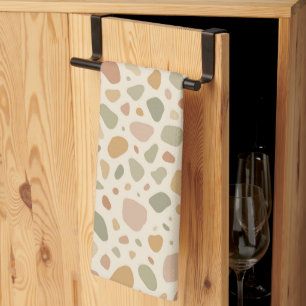 Terrazzo Inspired Pattern Kitchen Towel