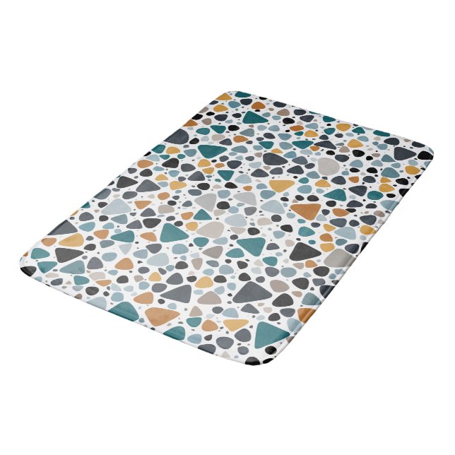 Terrazzo Pattern Bath Mat (Angled)