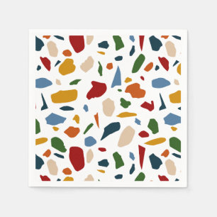 Terrazzo Pattern Colorful Napkin