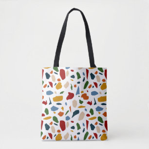 Terrazzo Pattern Colorful Tote Bag