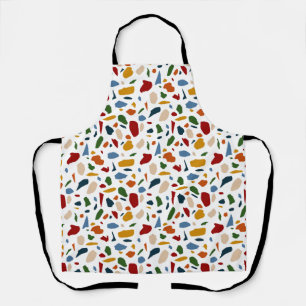 Terrazzo Pattern Colourful Apron