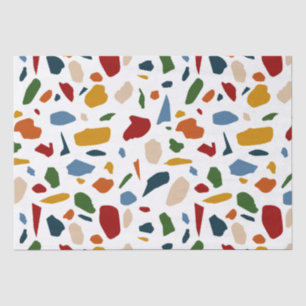 Terrazzo Pattern Colourful Tissue Paper
