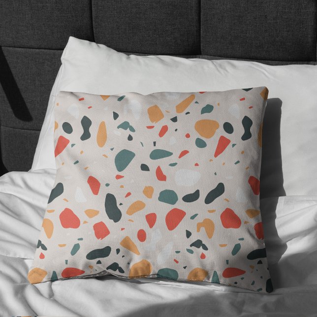 Terrazzo Pattern Cushion (Terrazzo Pattern Pillow)