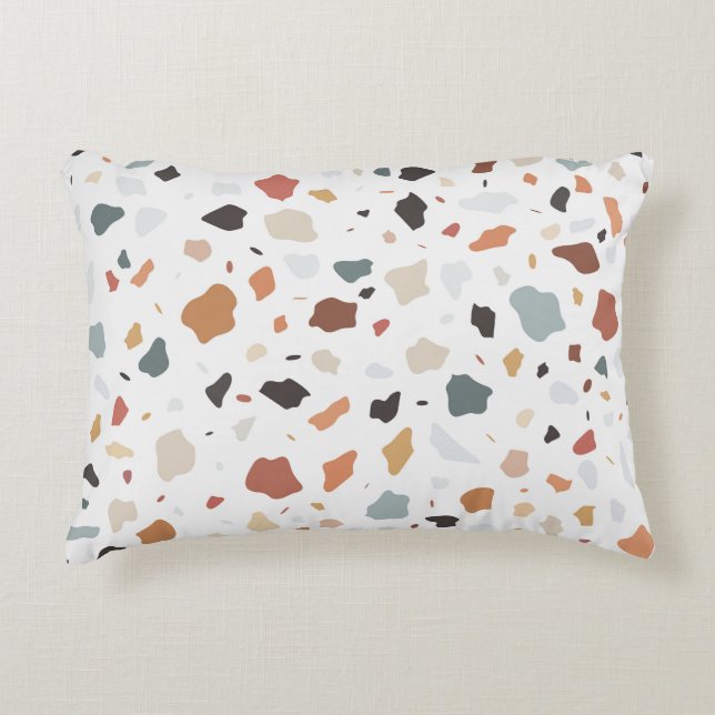 Terrazzo Pattern Decorative Cushion (Front)