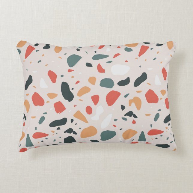 Terrazzo Pattern Decorative Cushion (Front)