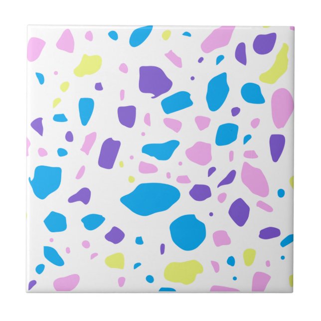 TERRAZZO PATTERN HOMEDECOR BACKSPLASH Ceramic Tile (Front)