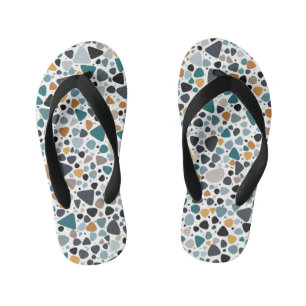 Terrazzo Pattern Kid's Thongs