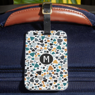 Terrazzo Pattern Luggage Tag