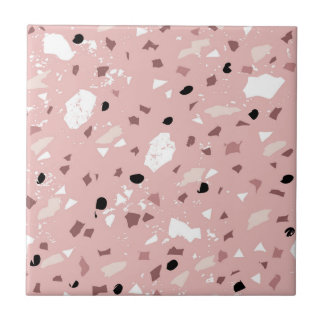 Terrazzo pattern tile