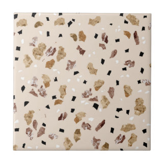 Terrazzo pattern tile
