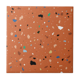 Terrazzo pattern tile