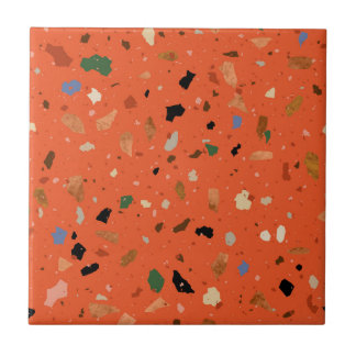 Terrazzo pattern tile
