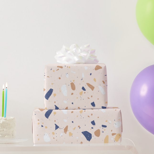 Terrazzo Pattern Wrapping Paper (Party Gifts)