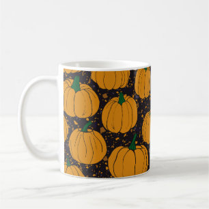 Terrazzo pumpkins, autumn vintage pattern. coffee mug