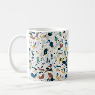 Terrazzo seamless pattern. Modern abstract design Coffee Mug