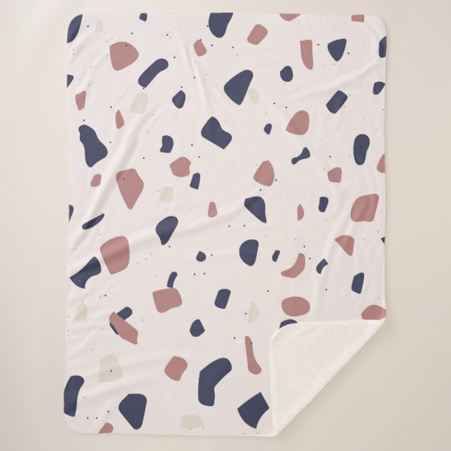 Terrazzo Sherpa Blanket (Front)