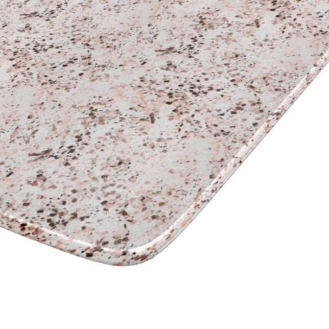 Terrazzo Speckle Fall Colour Palette | Spice Cutting Board (Corner)