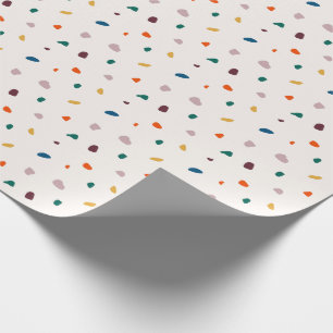 Terrazzo Wrapping Paper – Retro Terrazzo Pattern