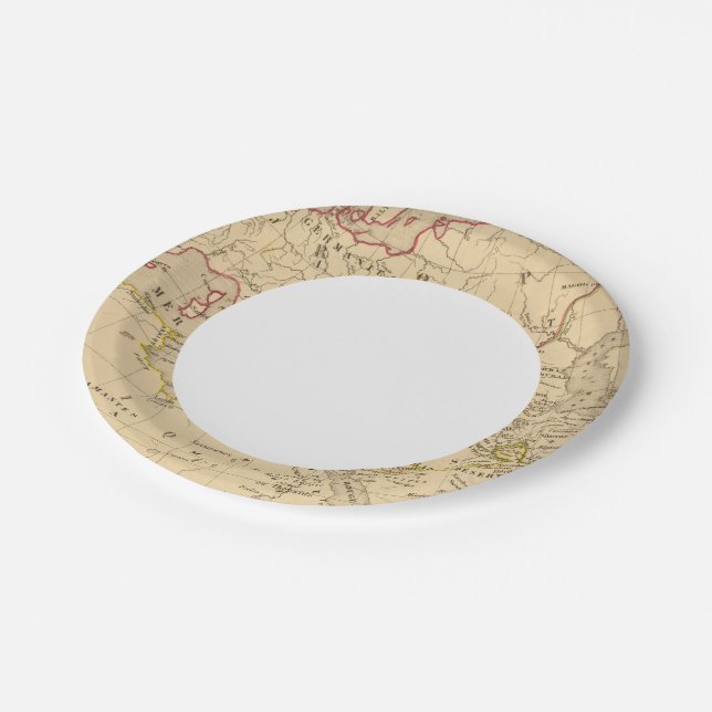 Terre aux trois fils de Noe Paper Plate (Angled)