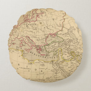 Terre aux trois fils de Noe Round Cushion