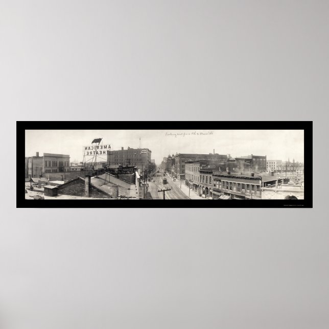 Terre Haute, IN Photo 1913 Poster (Front)