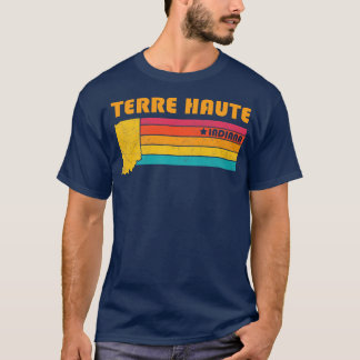 Terre Haute Indiana Vintage Distressed Souvenir T-Shirt