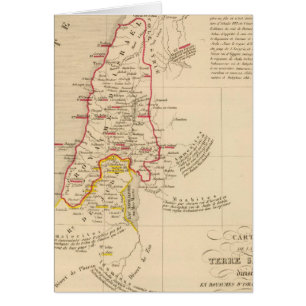 Terre Sainte divisee en royaumes d'Israel