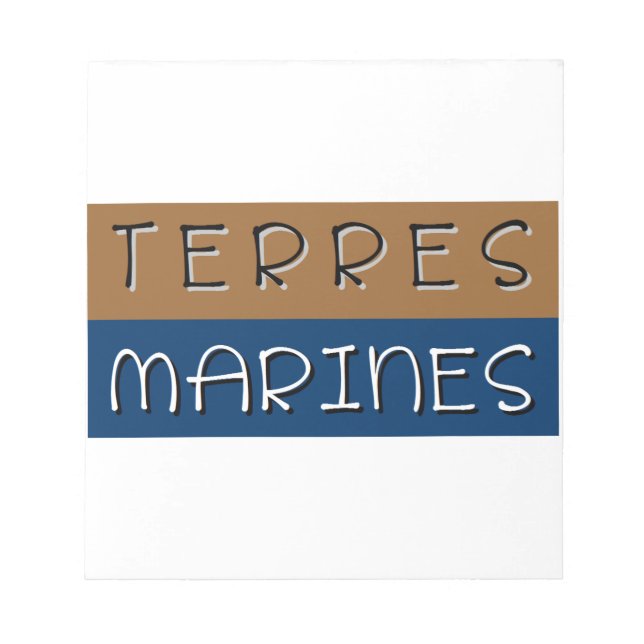 Terres marines notepad (Front)