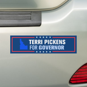Terri Pickens for Idaho Governor Bumper Sticker