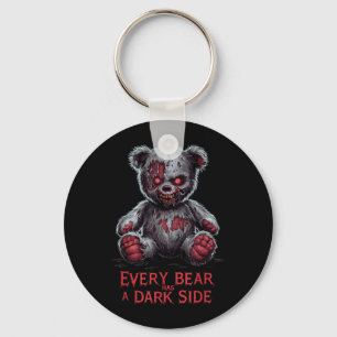 Terrible Teddy Scary Plush Horror Teddy Bear Scary Key Ring