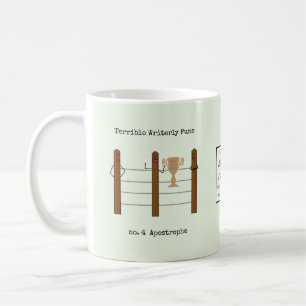 Terrible Writerly Puns Coffee Mug