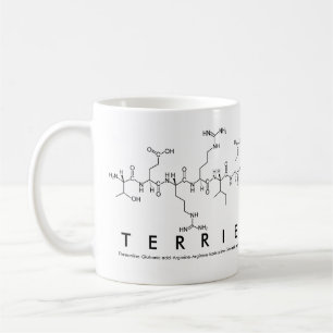 Terrie peptide name mug