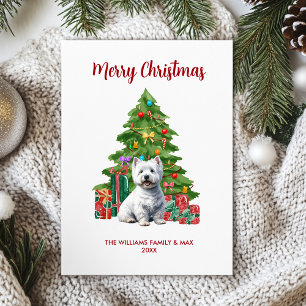 Terrier Christmas Card