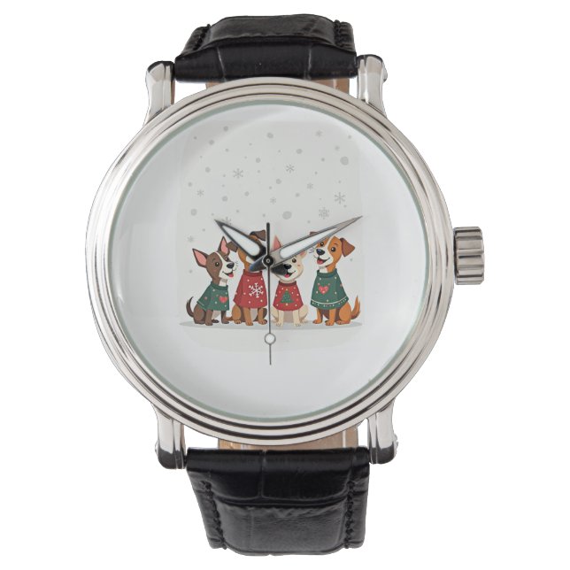 Terrier Christmas Choir Watch (Front)