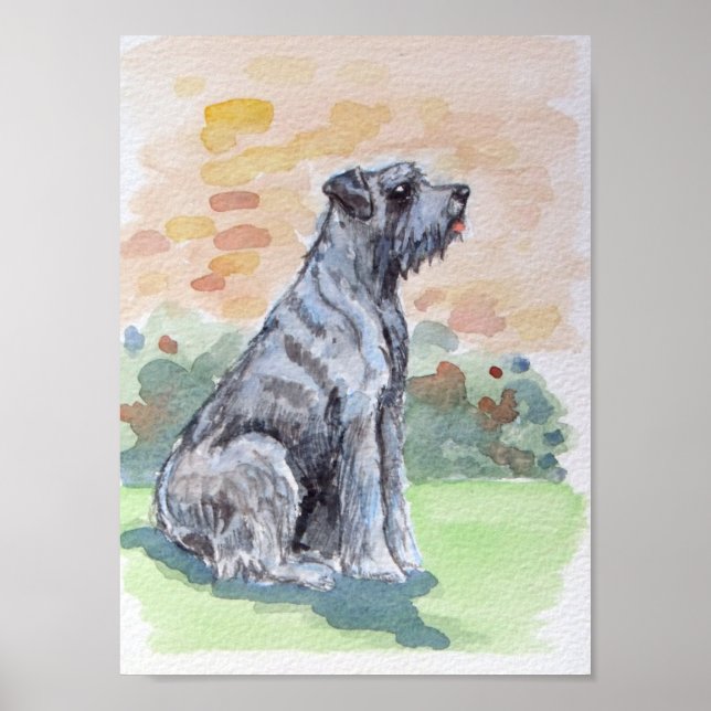 Terrier Dog Poster (Front)