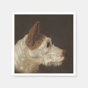 Terrier Dog's Head (by James Ward) Napkin