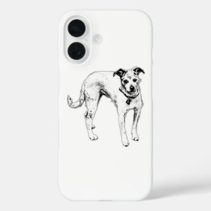 Terrier Mix Art iPhone Case