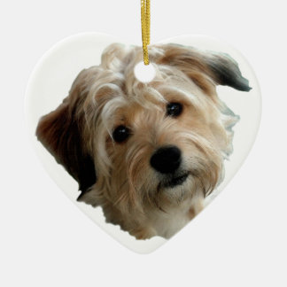 TERRIER MIX CERAMIC ORNAMENT