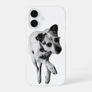 Terrier Mix Relaxed Side Pose iPhone Case