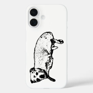 Terrier Mix Resting Ink Art iPhone Case